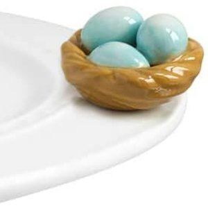 Nora Fleming Mini: Robin's Egg Blue NWT